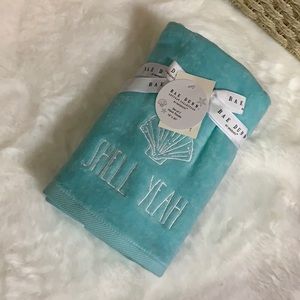 Rae Dunn Hand Towel “Shell Yeah”